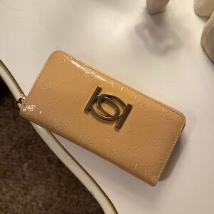 Elegant Tan Bebe Wallet
